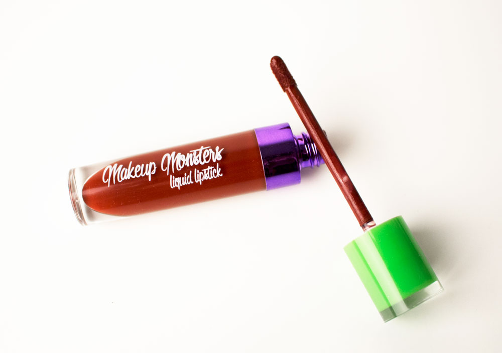 makeup monsters liquid lipstick redwood