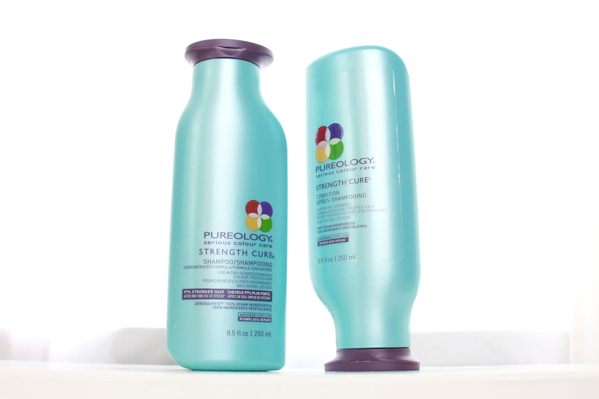pureology strength cure schampo & conditioner