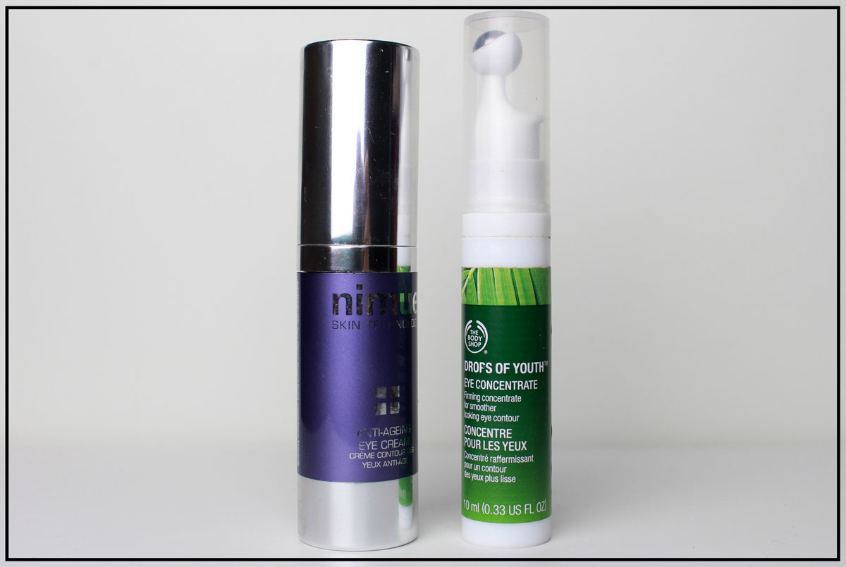 nimue anti-ageing eye cream the body shop drops of youth eye concentrate