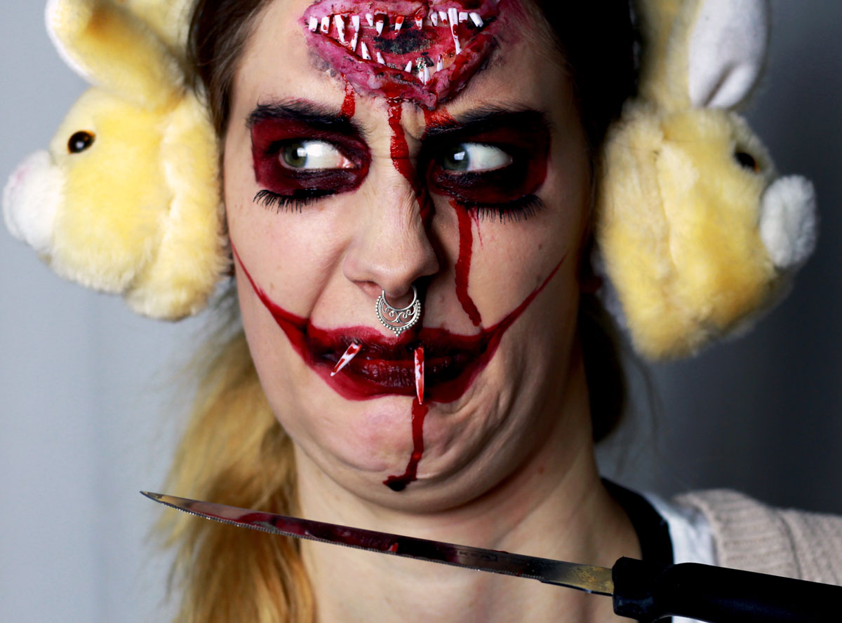 weirdest halloween makeup