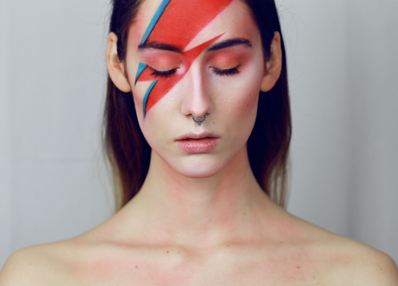 Ziggy Stardust makeup Aladdin zane