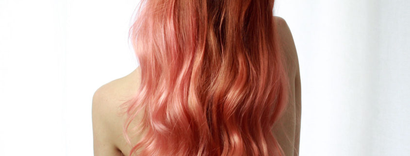 Peach Ombre Hair