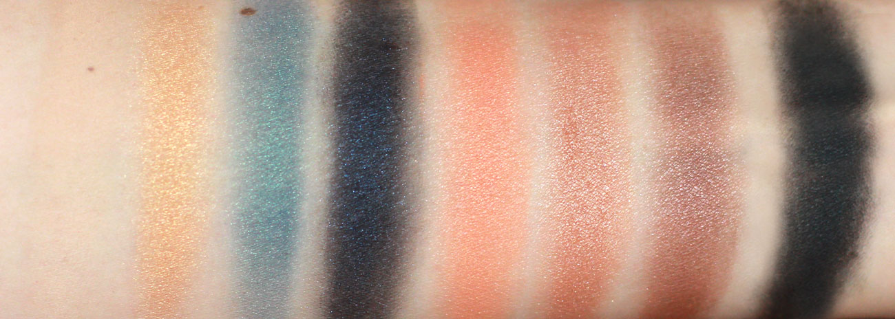 The Body Shop Eyeshadow Palette swatches